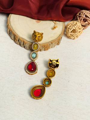 High-quality meticulous gold plated earring 3
