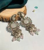 Graceful high quality german silver earrings