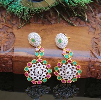 Gold platted earring 1