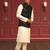 Men's fawn kurta pajama with nehru jacket