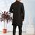 Men's black indo western sherwani