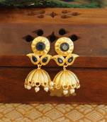 Matte finish earring