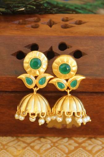 Matte finish earring