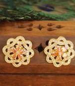 Gold platted cz earring