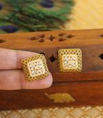 Matte finish earring