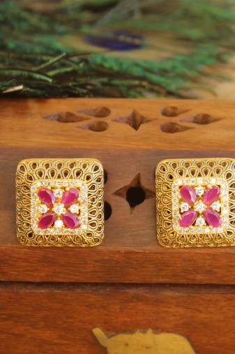Matte finish earring