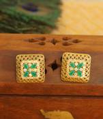 Matte finish earring