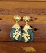 Gold platted cz earring