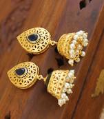 Matte finish earring