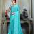 New design fancy stone work chiffon saree