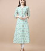 Premium women cotton printed kurti