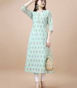 Premium women cotton printed kurti