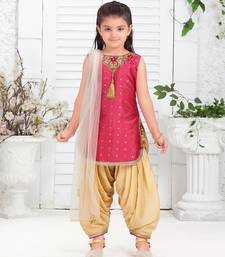 Aarika Kurti Patiala Girls' Set, Purple, 4T - 5T