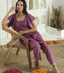 Purple stylish co-ord