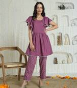 Purple stylish co-ord