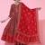 Gulmohar jaipur cotton calf length length printed flared 3/4 sleeve round kurta bottom dupatta set