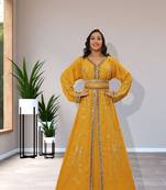 Sale Dress Moroccan Dubai Kaftan Wedding Bridesmaid African Abaya Gown Women Dress 