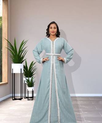 SALE New Abaya Wedding Fashion Dubai Kaftans Farasha Abaya Very Long Gown  1