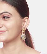 Gold plated silver earrings