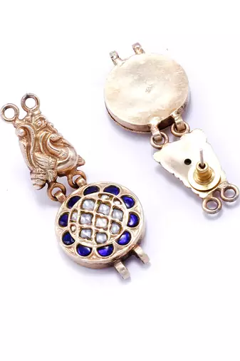 Gold plated silver earrings