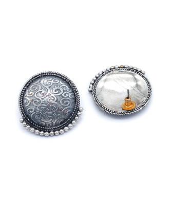 Indian look silver earrings 4