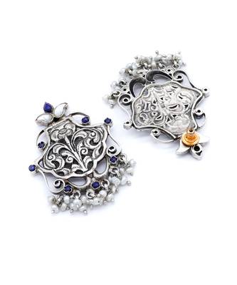 Silver gemstone earrings 3