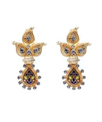 Gold plated silver earrings 4