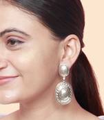 Silver hanging earrings