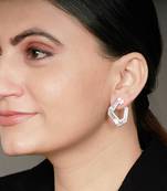 Isha silver earrings