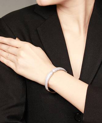 Zara silver openable bracelet 1