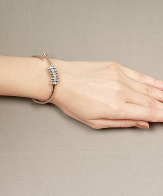 Johi  silver openable bracelet 1