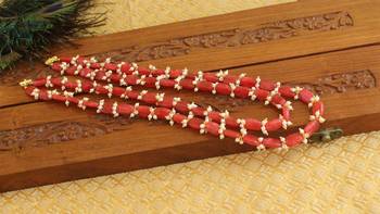 Beads long necklace 1