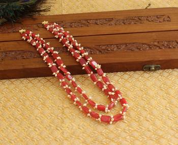 Beads long necklace 2