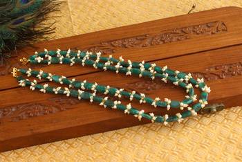 Beads long necklace 1