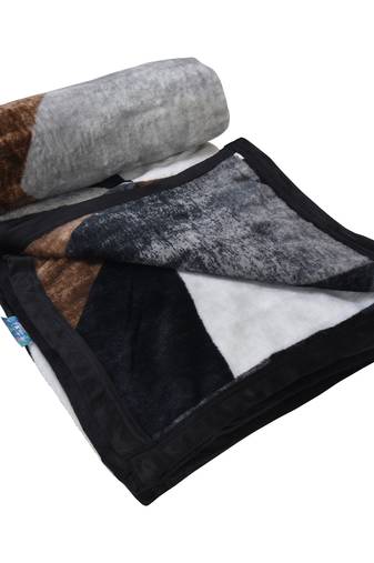 Ajanta handloom house flannel single blanket |comforter for ac/mild winter |multicolour