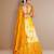 Banarasi silk Half Saree with Shibori Dying Print