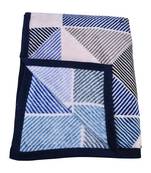 Ajanta handloom house flannel single blanket |comforter for ac/mild winter |blue