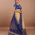 South Indian Style Banarasi Silk Half Saree