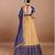 South Indian Style Banarasi Silk Half Saree
