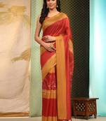 Silk Land  Multicolor  Digital Printed Cotton Blend Saree 