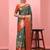 Silk Land  Green  Digital Printed Soft Silk Blend Saree 