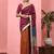 Silk Land  Purple  Woven Design Cotton Saree 