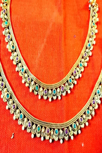 Runjhun designer gold plated anklets for women & girls