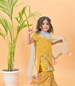 Mustard Kurti Sharara
