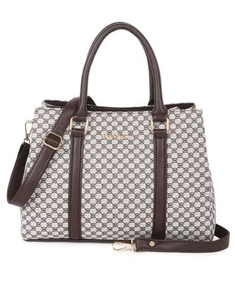 Women off white Texture Handbag Bag 1