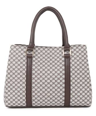 Women off white Texture Handbag Bag 2