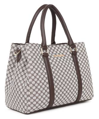 Women off white Texture Handbag Bag 5