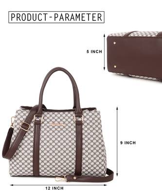 Women off white Texture Handbag Bag 6