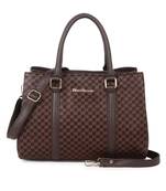 Women Brown Texture Handbag 