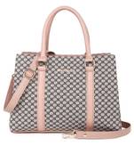 Women Pink Texture Handbag 